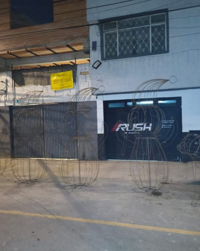 Estructuras decorativas en varilla metálica, fabricación a medida